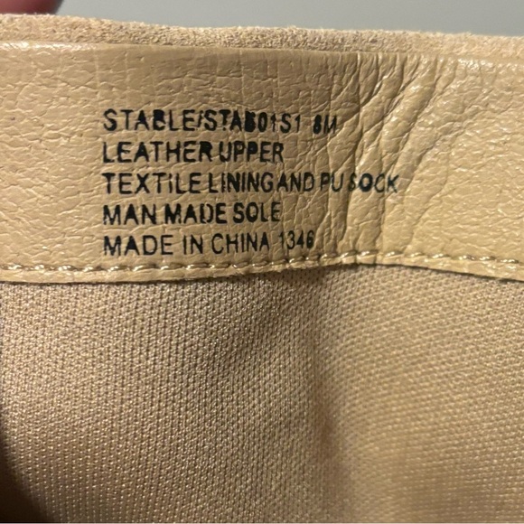 Womenn's Shoe Boots - Light Tan Suede - Size 8 - Picture 4 of 14